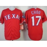 Texas Rangers #17 Shin-Soo Choo 2014 Red Jersey