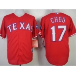 Texas Rangers #17 Shin-Soo Choo 2014 Red Jersey