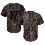 Texas Rangers #17 Shin-Soo Choo Camo Realtree Collection Cool Base Stitched Baseball Jersey