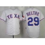 Texas Rangers #29 Adrian Beltre 2014 White Jersey