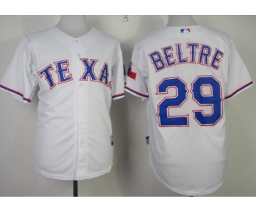 Texas Rangers #29 Adrian Beltre 2014 White Jersey