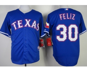 Texas Rangers #30 Neftali Feliz 2014 Blue Jersey