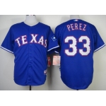 Texas Rangers #33 Martin Perez 2014 Blue Jersey