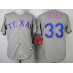 Texas Rangers #33 Martin Perez 2014 Gray Jersey