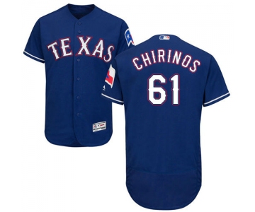 Texas Rangers #61 Robinson Chirinos Blue Flexbase Authentic Collection Stitched Baseball Jersey