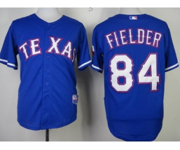 Texas Rangers #84 Prince Fielder 2014 Blue Jersey