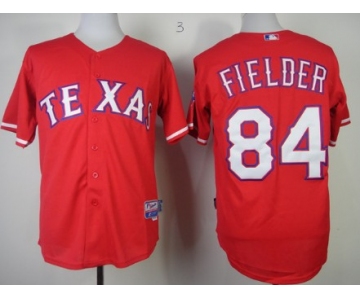 Texas Rangers #84 Prince Fielder 2014 Red Jersey