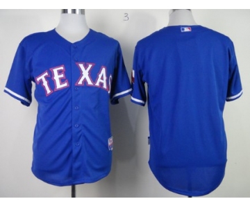 Texas Rangers Blank 2014 Blue Jersey