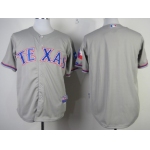 Texas Rangers Blank 2014 Gray Jersey