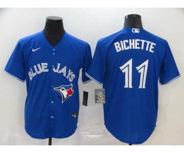 Men's Toronto Blue Jays #11 Bo Bichette Blue Stitched MLB Cool Base Nike Jersey