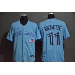 Men's Toronto Blue Jays #11 Bo Bichette Blue Stitched MLB Flex Base Nike Jersey