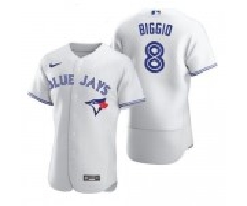 MLB Toronto Blue Jays #8 Cavan Biggio White 2020 Nike FlexBase Jersey