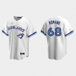 Men's Jordan Romano Blue Jays #68 White Cooperstown Collection Jersey