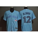 Men's Toronto Blue Jays #12 Roberto Alomar Blue Stitched MLB Flex Base Nike Jersey