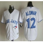 Men's Toronto Blue Jays #12 Roberto Alomar Gray Retired Player 2015 MLB Cool Base Jersey