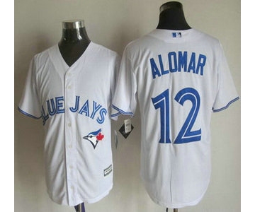 Men's Toronto Blue Jays #12 Roberto Alomar Gray Retired Player 2015 MLB Cool Base Jersey