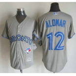 Men's Toronto Blue Jays #12 Roberto Alomar White Retired Player 2015 MLB Cool Base Jersey