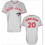 Men's Toronto Blue Jays #20 Josh Donaldson 2015 Canada Day White Jersey