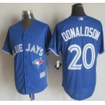 Men's Toronto Blue Jays #20 Josh Donaldson Alternate Blue 2015 MLB Cool Base Jersey