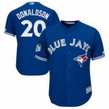 Men's Toronto Blue Jays #20 Josh Donaldson Royal Blue 2017 Spring Training Stitched MLB Majestic Cool Base Jersey