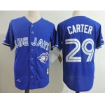 Men's Toronto Blue Jays #29 Joe Carter Royal Blue 1993 Throwback Cooperstown Collection Stitched MLB Mitchell & Ness Jersey