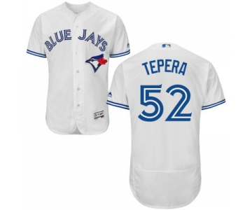 Men's Toronto Blue Jays #52 Ryan Tepera White Home 2016 Flexbase Majestic Baseball Jersey