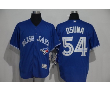 Men's Toronto Blue Jays #54 Roberto Osuna Blue 2016 Flexbase Majestic Baseball Jersey