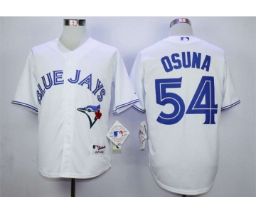 Men's Toronto Blue Jays #54 Roberto Osuna White Cool Base Jersey