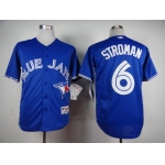 Men's Toronto Blue Jays #6 Marcus Stroman Blue Jersey