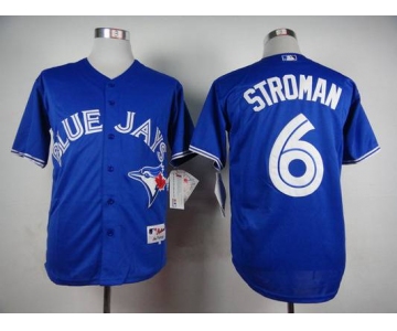 Men's Toronto Blue Jays #6 Marcus Stroman Blue Jersey