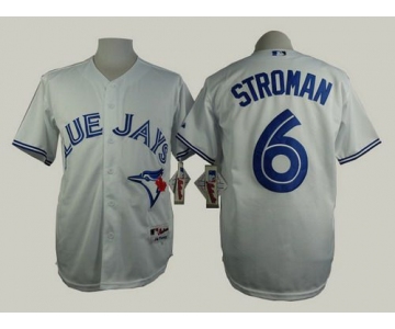 Men's Toronto Blue Jays #6 Marcus Stroman White Jersey