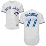 Men's Toronto Blue Jays #77 Brady Dragmire White Home 2016 Flexbase Majestic Baseball Jersey