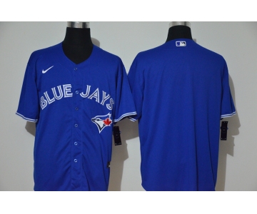 Men's Toronto Blue Jays Blank Blue Stitched MLB Cool Base Nike Jersey