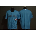 Men's Toronto Blue Jays Blank Light Blue Stitched MLB Cool Base Nike Jersey