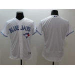 Men's Toronto Blue Jays Blank White Flexbase 2016 MLB Player Jersey