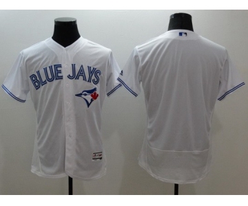 Men's Toronto Blue Jays Blank White Flexbase 2016 MLB Player Jersey