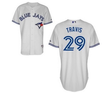 Toronto Blue Jays #29 Devon Travis White Jersey