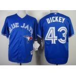 Toronto Blue Jays #43 R.A. Dickey Blue Jersey