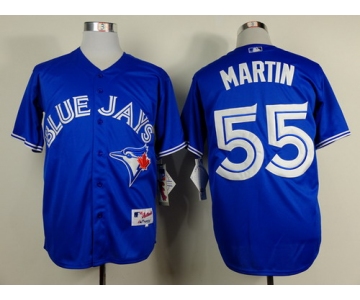 Toronto Blue Jays #55 Russell Martin Blue Jersey