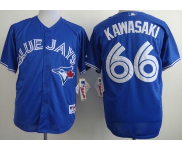 Toronto Blue Jays #66 Munenori Kawasaki Blue Jersey