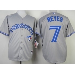 Toronto Blue Jays #7 Jose Reyes Gray Jersey