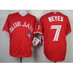 Toronto Blue Jays #7 Jose Reyes Red Jersey