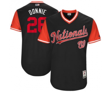 Men's Washington Nationals Adam Lind Donnie Majestic Navy 2017 Players Weekend Authentic Jersey