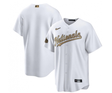 Men's Washington Nationals Blank White 2022 All-Star Cool Base Stitched Baseball Jersey