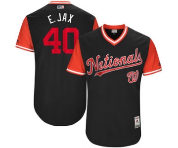 Men's Washington Nationals Edwin Jackson E. Jax Majestic Navy 2017 Players Weekend Authentic Jersey