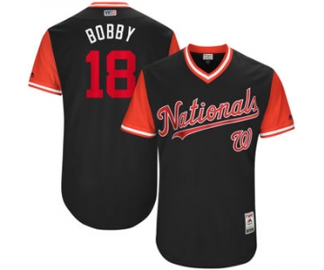 Men's Washington Nationals Ryan Raburn Bobby Majestic Navy 2017 Players Weekend Authentic Jersey