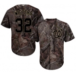 Washington Nationals #32 Matt Wieters Camo Realtree Collection Cool Base Stitched Baseball Jersey