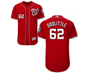 Washington Nationals #62 Sean Doolittle Red Flexbase Authentic Collection Stitched Baseball Jersey