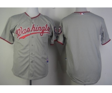 Washington Nationals Blank Gray Jersey