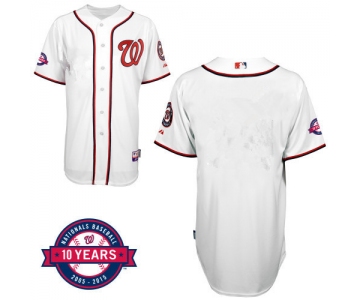 Washington Nationals Blank White 10TH Jersey